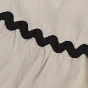 Ruffle-edged high-waist wavy layered temperament dress for women