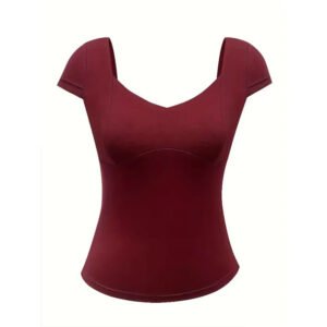 Women's vest base with a curve split design for women's chest