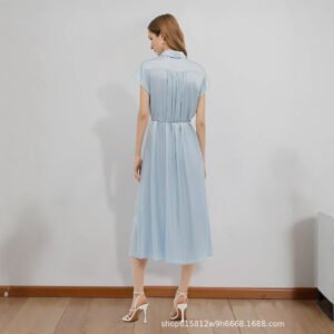 High-end short-sleeved dress fashionable and elegant evening dress